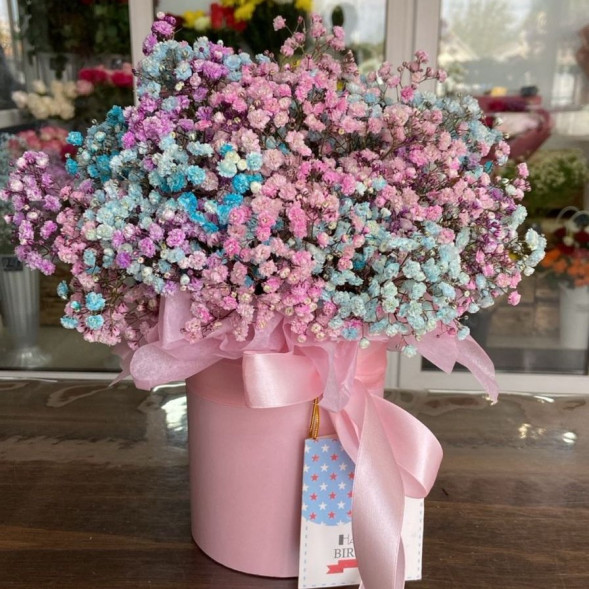Гипсофила в розовой коробке  в Белогорске