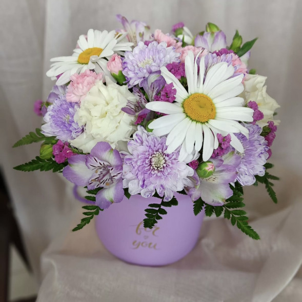 Композиция в коробке «Прекрасный день» в Белогорске