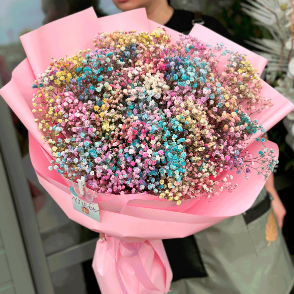 Букет Радужная гипсофила в Белогорске