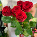 5 красных роз в Белогорске