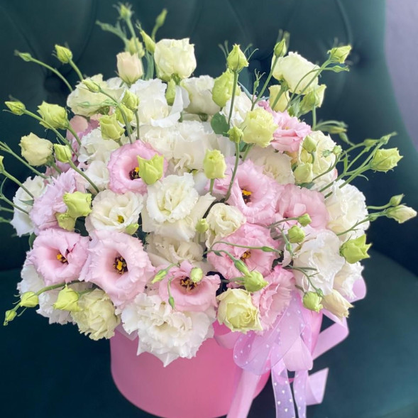 Композиция из эустом Нежное прикосновение в Белогорске